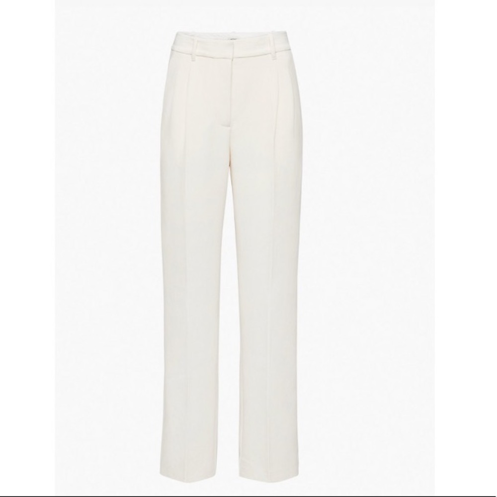 Aritzia Wilfred Effortless Pants size 00 light birch